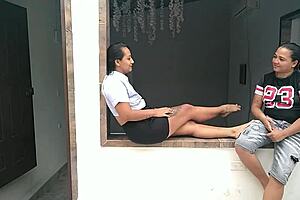 I Invite My Lover To Motel For Lesbian Oral Pleasure