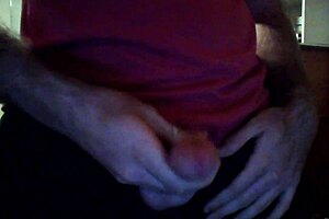 Solo masturbation session ends with intense cumshot