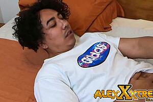 spying on neighbor jerking with toy 😏