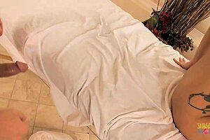 only hard fuck makes brunette milf cum hard