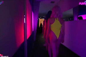 these robo-sluts get wild with a fuckmachine in part 1. their big tits and wet pussies take a hard pounding.