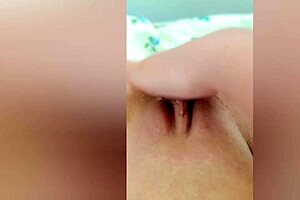 My step-sister’s secret video of her fingering herself to great pleasure.