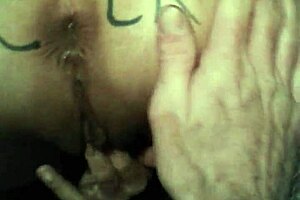 Finger myself in doggy style and stimulate my pussy and ass