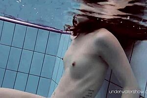 Underwater, Slut Roxalana Cheh Goes Naked