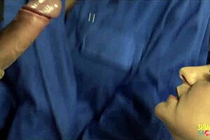 Coal mine worker scores with brunette coworker and blonde boss