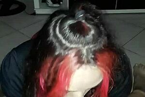 Mell Furlan GETS HER BIG ASS FUCKED HARD at the party!