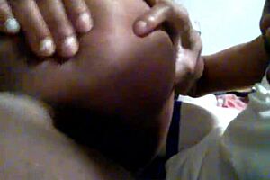 Amateur couple enjoys rough anal sex and oral sex