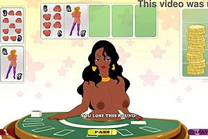 Ebony milf Mrs Laticia gets fucked hard in the ass in Milftoon drama