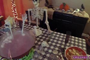 i'm trying my first chinese dildo and swallowing with teen masturbation