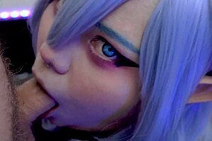 Blowjob from goth elf furiyssh
