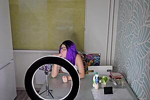 This is how real homemade porn is made: a sloppy blowjob