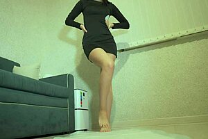 Beautiful teenage girl urinates for you in a very erotic manner in 4K.