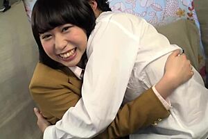 Uniformed men and women in homemade video are quite daring.