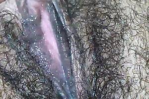 Magan cums on fingers and face!