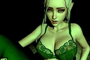 stunning forest elf with piercing eyes has sex in pov 3d porn