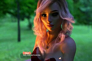 helping the hotties in this anime game, so much fun 😊