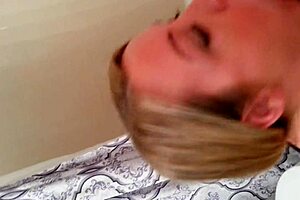 Wife deepthroats friend's big cock in homemade video