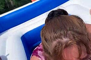 Watch nicebigddd give outdoor blowjob