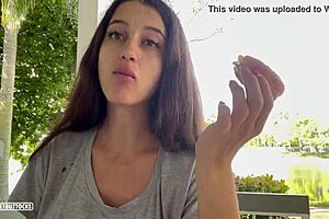 Did he just cum on my face in the backyard?