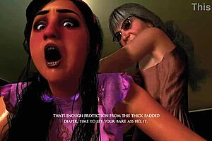 Submissive teen spanked hard and paddled until crying in diaper fetish scene