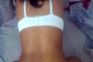 Colombian teen takes anal doggy style