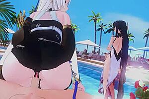 Dominance themes in cowgirl riding scenes