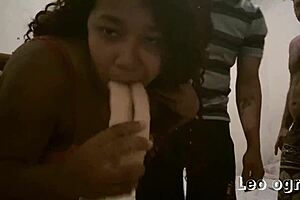 Compartilhando Esposas Em Ménage Trois - Swing Com Casal Ninfos Prime - Nana Diaba - Leo Ogro