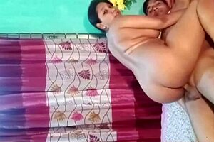 Hot Big Boobs Young Couple Monika and Sazzad Eagerly Fuck with Wet Shaved Pussy