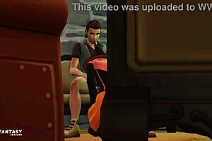 Terrible Day Turns Wild In Sims 4 With Sofia Bjergsen's Explosive Cumshot Scene!