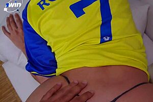 I lost the bet, so now I pay with my ass for fucking