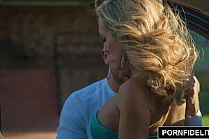 Blonde Milf Brandi Gets Rough Creampie