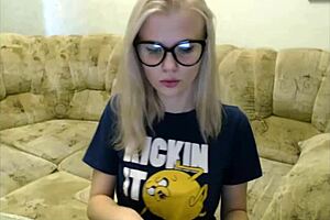 Miss Julia, cute Latvian teen 18+ from Avidcams com, strips on webcam instead of Fortnite.