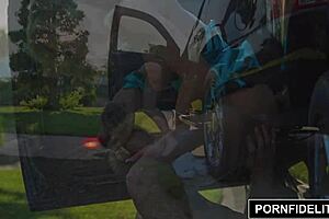 Blonde Milf Brandi Gets Rough Creampie