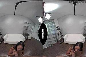 Super Hot Brunette Gets Fucked In Czech Casting Vr