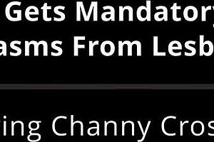 2 hot lesbians give channy crossfire multiple orgasms with hitachi wand while strapped down to surgical table