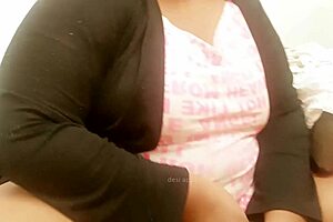 Indian college coed flaunts her sexy tits and horny boobs