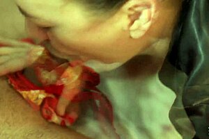 French amateur in satin lingerie gets rimmed, blowjob, and fucked doggystyle POV 😘