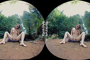 Yanks hottie sierras big orgasm outdoors, climaxing with glasses and shaved pussy masturbation