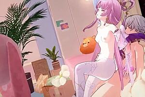 Dominance themes in cowgirl riding scenes