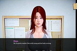 Intriguing blonde amateur with big tits