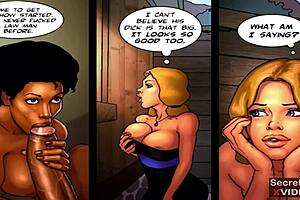 Threesome with Horny Ebony Girls and BBC Sheriff in Wild Police Fuck