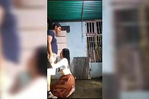 Colombian Teen in Miniskirt Gets Pounded Hard in POV Homemade