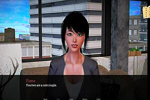 Intriguing blonde amateur with big tits