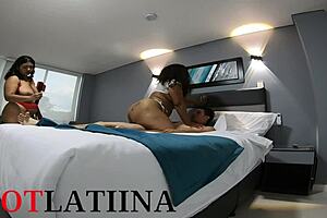 halloween trio with my friend's boyfriend in wild doggystyle