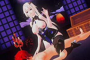 Dominance themes in cowgirl riding scenes