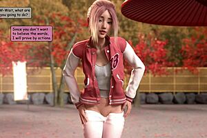 Shemale love in anime hentai crossdressing adventure