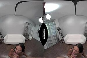 Super Hot Brunette Gets Fucked In Czech Casting Vr