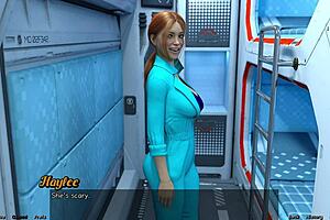 stranded in space 7 - red haired step sister in the shower
