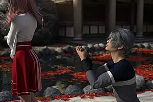 Shemale love in anime hentai crossdressing adventure