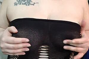 Kyra Hellfire Counts Down with Natural Big Boobs Instructions